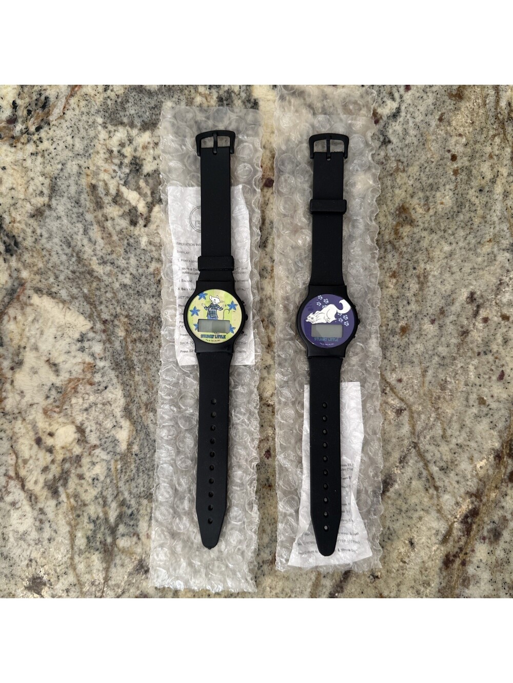 2x STUART LITTLE 1999~ Digital Watch,  Movie Promo NEW + FAST SHIPPING